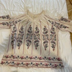 Cold shoulder blouse